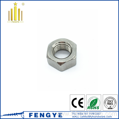 DIN 934 stainless steel A2-70 Hexagon Nuts